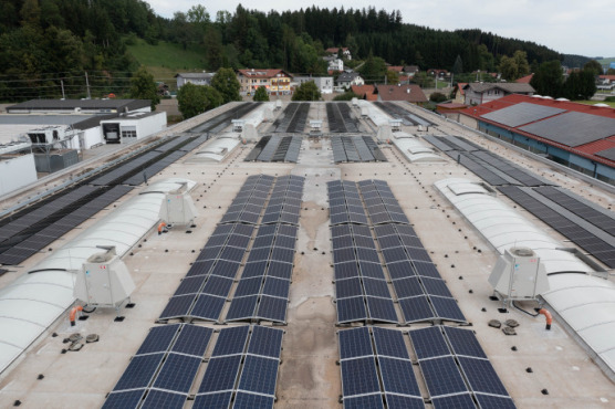 Sufficient green electricity is provided by the photovoltaic system