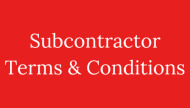 Subcontractor Terms & Conditions